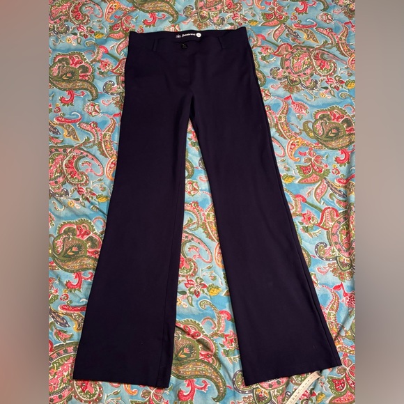BETABRAND navy blue TALL dress pants YOGA PANTS size large  STRAIGHT LEG DPYP - Picture 4 of 11
